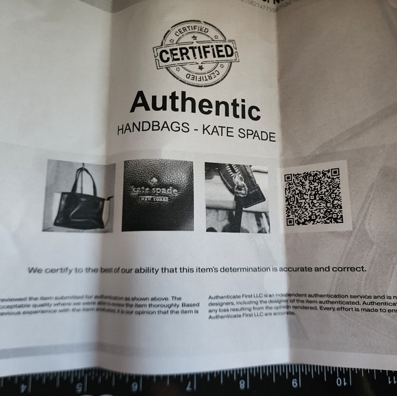 EUC w/COA KATE SPADE NEW YORK PATTERSON DRIVE GERALDINE SATCHEL with COA - Picture 13 of 13